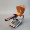 La Biota Smooth Pickaxe Handmade Briar Pipe, Cumberland Stem, Italy - Image 9