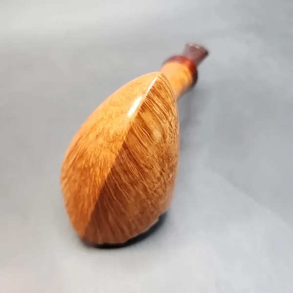 La Biota Smooth Pickaxe Handmade Briar Pipe, Cumberland Stem, Italy - Image 10