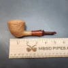 La Biota Sandblasted Rhodesian Artisan Briar Pipe, Handmade in Italy - Image 11