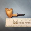 La Biota Smooth Pickaxe Handmade Briar Pipe, Cumberland Stem, Italy - Image 11