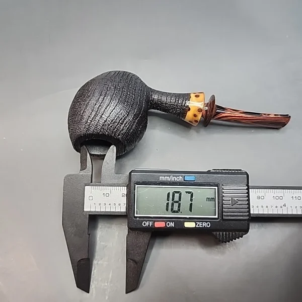 La Biota, Sandblasted Bent Acorn Morta Pipe, Handmade In Italy [SOLD OUT] - Image 13