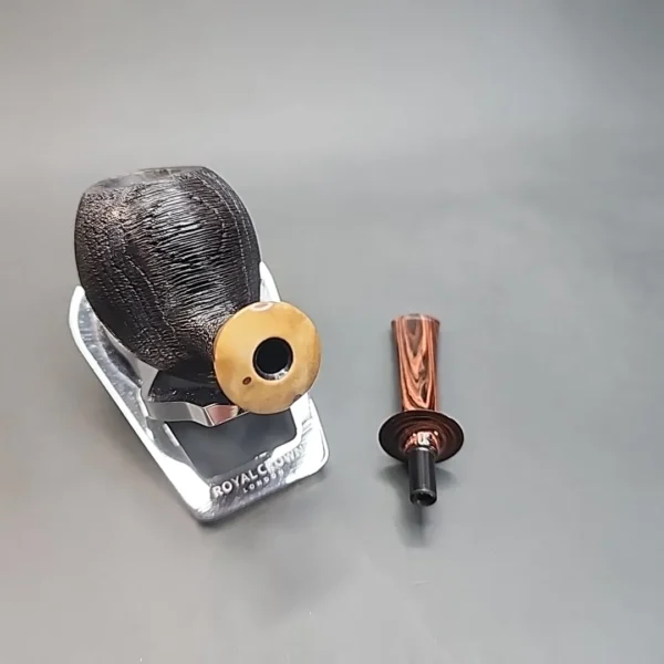 La Biota, Sandblasted Bent Acorn Morta Pipe, Handmade In Italy [SOLD OUT] - Image 14