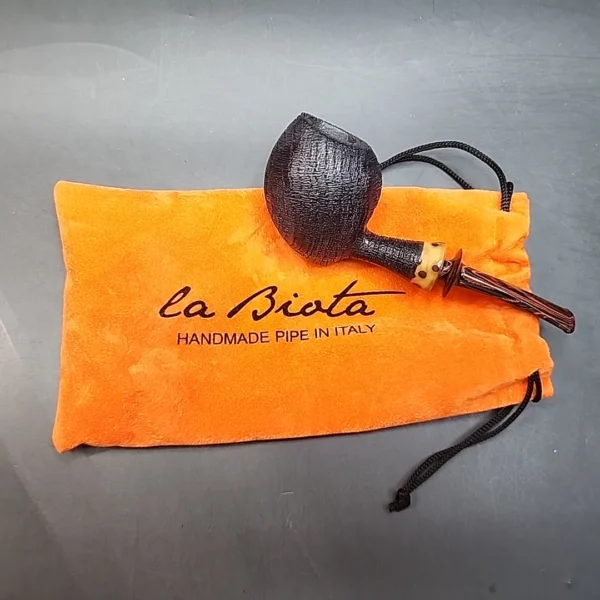 La Biota, Sandblasted Bent Acorn Morta Pipe, Handmade In Italy [SOLD OUT] - Image 15