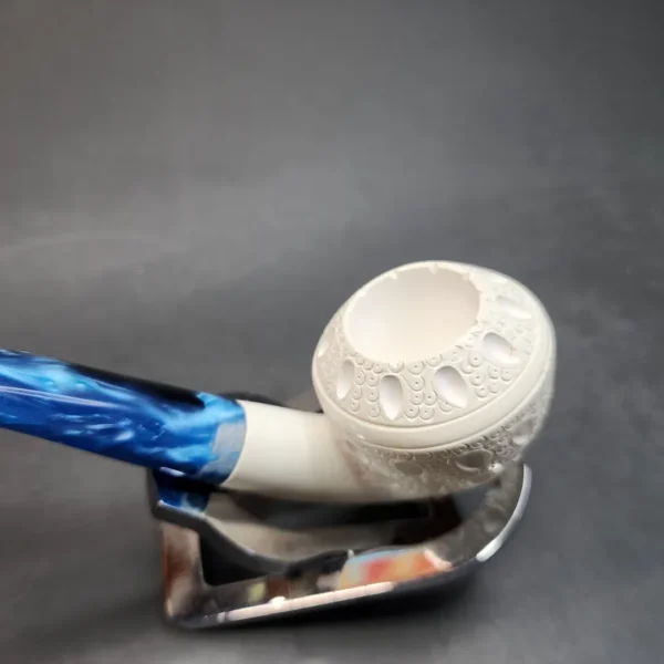 MBSD Meerschaum Bent Rhodesian Block Meerschaum Pipe, Fitted Case [SOLD OUT] - Image 7