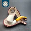 MBSD Meerschaum Deluxe, Bent Rhodesian Block Meerschaum Pipe, Briar-Mortise [SOLD OUT]