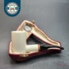 MBSD Meerschaum Deluxe, Poker Block Meerschaum Pipe, Briar-Mortis [SOLD OUT]