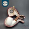 MBSD Meerschaum Deluxe, Bent Apple Block Meerschaum Pipe, Briar-Mortis [SOLD OUT]