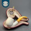 MBSD Meerschaum Deluxe, Bent Apple Block Meerschaum Pipe, Briar-Mortis [SOLD OUT]