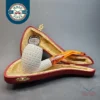 MBSD Meerschaum Bent Pickaxe Block Meerschaum Pipe, Fitted Case [SOLD OUT]