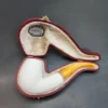 MBSD Meerschaum Deluxe, Bent Egg Block Meerschaum Pipe, Briar-Mortis [SOLD OUT] - Image 3