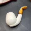 MBSD Meerschaum Deluxe, Bent Apple Block Meerschaum Pipe, Briar-Mortis [SOLD OUT] - Image 3