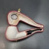 MBSD Meerschaum Deluxe, Rusticated Bent Egg, Block Meerschaum Pipe, Briar-Mortis [SOLD OUT] - Image 3