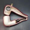 MBSD Meerschaum Deluxe, Stacked Bent Billiard Block Meerschaum Pipe, Briar-Mortis [SOLD OUT] - Image 3