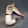 MBSD Meerschaum Deluxe Stacked Panel Block Meerschaum Pipe - Image 3