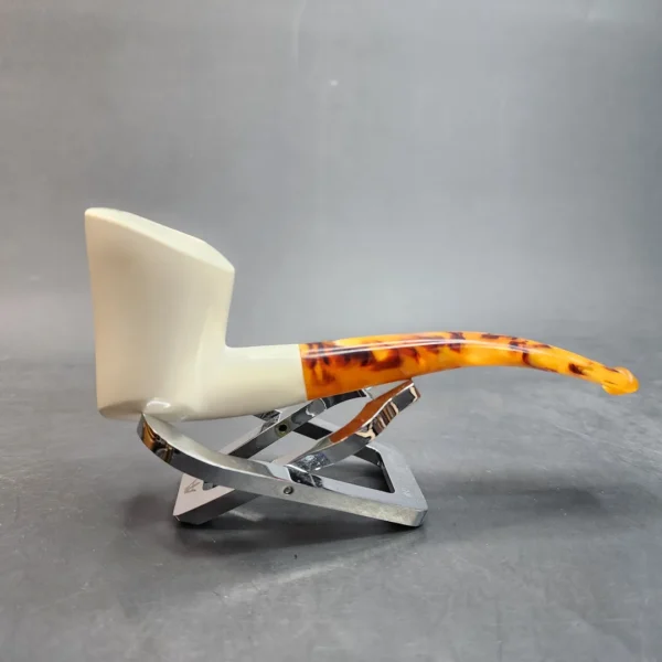 MBSD Meerschaum Small Sitter Block Meerschaum Pipe, Fitted Case [SOLD OUT] - Image 4