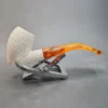 MBSD Meerschaum Bent Pickaxe Block Meerschaum Pipe, Fitted Case [SOLD OUT] - Image 4