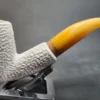 MBSD Meerschaum Deluxe, Bent Egg Block Meerschaum Pipe, Briar-Mortis [SOLD OUT] - Image 5