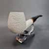 MBSD Meerschaum Deluxe, Rusticated Bent Egg, Block Meerschaum Pipe, Briar-Mortis [SOLD OUT] - Image 5