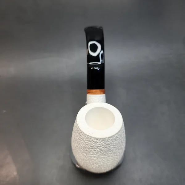 MBSD Meerschaum Deluxe, Bent Apple Block Meerschaum Pipe, Briar-Mortis [SOLD OUT] - Image 6