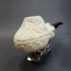 MBSD Meerschaum Spigot, Double Mounted Silver Block Meerschaum Pipe, Fitted Case [SOLD OUT] - Image 6