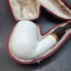 MBSD Meerschaum Deluxe, Marble Billiard Apple Block Meerschaum Pipe, Briar-Mortis [SOLD OUT] - Image 6