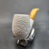 MBSD Meerschaum Deluxe, Bent Egg Block Meerschaum Pipe, Briar-Mortis [SOLD OUT] - Image 6