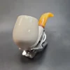 MBSD Meerschaum Deluxe, Bent Apple Block Meerschaum Pipe, Briar-Mortis [SOLD OUT] - Image 6