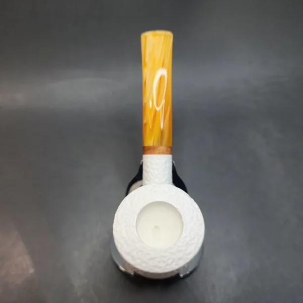 MBSD Meerschaum Deluxe, Bent Billiard Block Meerschaum Pipe, Fitted Case [SOLD OUT] - Image 6
