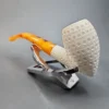MBSD Meerschaum Bent Pickaxe Block Meerschaum Pipe, Fitted Case [SOLD OUT] - Image 6