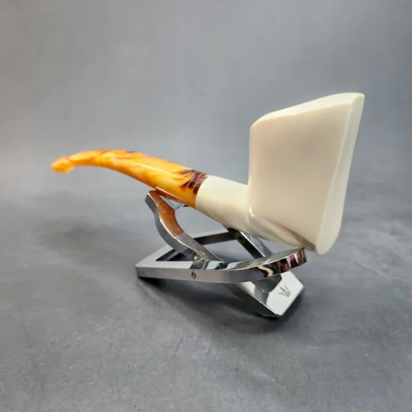 MBSD Meerschaum Small Sitter Block Meerschaum Pipe, Fitted Case [SOLD OUT] - Image 7