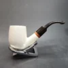 MBSD Meerschaum Deluxe, Marble Billiard Apple Block Meerschaum Pipe, Briar-Mortis [SOLD OUT] - Image 7