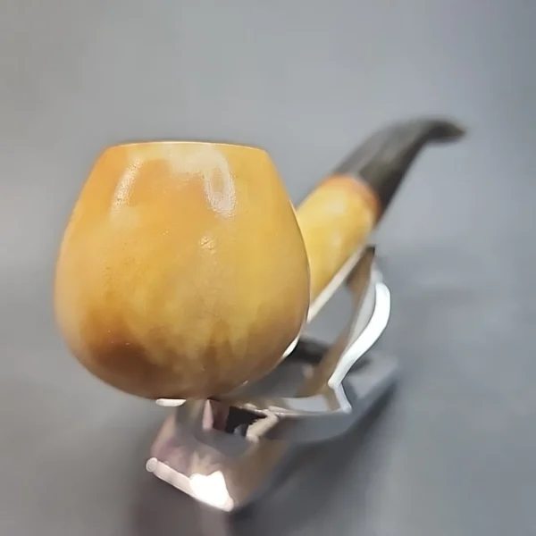 MBSD Meerschaum Deluxe, Bent Author Block Meerschaum Pipe, Briar-Mortis [SOLD OUT] - Image 7