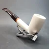 MBSD Meerschaum Deluxe, Stacked Bent Billiard Block Meerschaum Pipe, Briar-Mortis [SOLD OUT] - Image 7