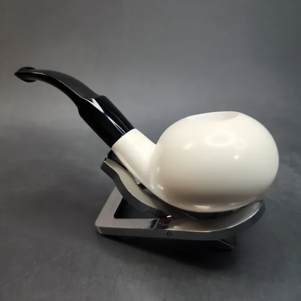 MBSD Meerschaum Bent Squat Tomato Block Meerschaum Pipe, Fitted Case [SOLD OUT] - Image 7