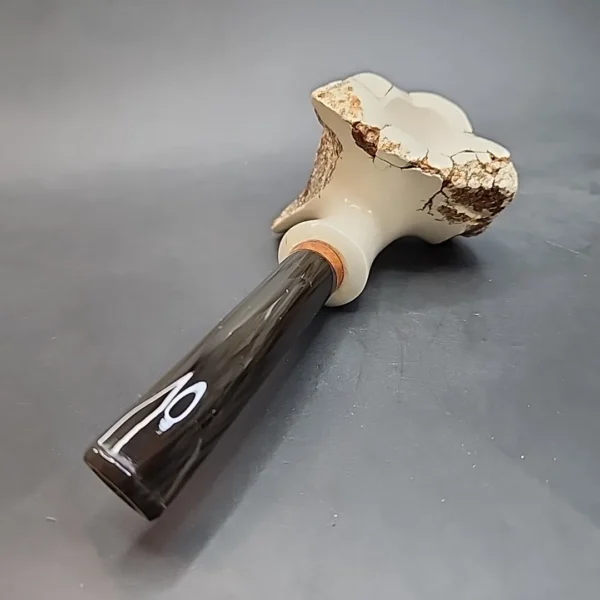 MBSD Meerschaum Deluxe Natural, Freehand Block Meerschaum Pipe, Briar-Mortis [SOLD OUT] - Image 7