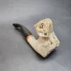 MBSD Meerschaum Deluxe Natural, Freehand Block Meerschaum Pipe, Briar-Mortise - Image 8