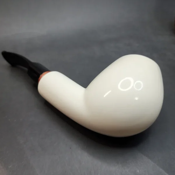 MBSD Meerschaum Deluxe, Large Bent Apple Block Meerschaum Pipe, Briar-Mortis [SOLD OUT] - Image 8