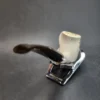 MBSD Meerschaum Deluxe Natural, Freehand Block Meerschaum Pipe, Briar-Mortise - Image 8
