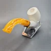 MBSD Meerschaum Deluxe, Bent Apple Block Meerschaum Pipe, Briar-Mortis [SOLD OUT] - Image 8