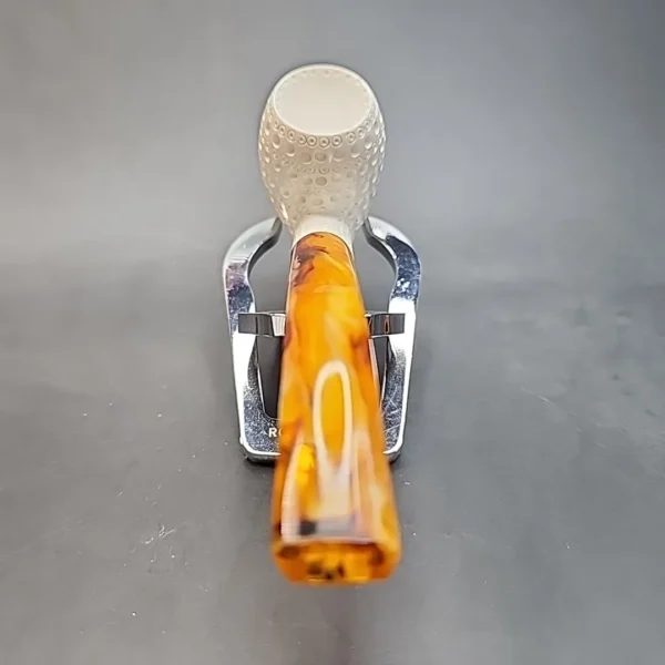 MBSD Meerschaum Bent Pickaxe Block Meerschaum Pipe, Fitted Case [SOLD OUT] - Image 8