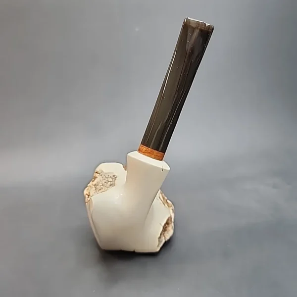 MBSD Meerschaum Deluxe Natural, Freehand Block Meerschaum Pipe, Briar-Mortis [SOLD OUT] - Image 8