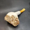 MBSD Meerschaum Jumbo Natural, Freehand Block Meerschaum Pipe, Briar-Mortise - Image 9
