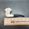 MBSD Meerschaum Deluxe Natural, Freehand Block Meerschaum Pipe, Briar-Mortise - Image 9
