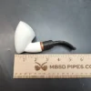 MBSD Meerschaum Deluxe, Bent Pickaxe Block Meerschaum Pipe, Briar-Mortis [SOLD OUT] - Image 9