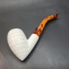 MBSD Meerschaum Bent Pickaxe Block Meerschaum Pipe, Fitted Case [SOLD OUT] - Image 9