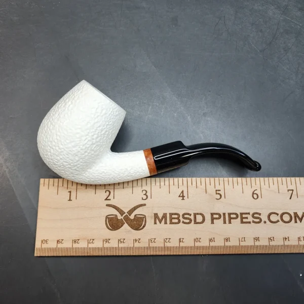 MBSD Meerschaum Deluxe, Bent Apple Block Meerschaum Pipe, Briar-Mortis [SOLD OUT] - Image 10