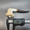 MBSD Meerschaum Deluxe Natural, Freehand Block Meerschaum Pipe, Briar-Mortise - Image 10