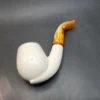 MBSD Meerschaum Deluxe, Bent Apple Block Meerschaum Pipe, Briar-Mortis [SOLD OUT] - Image 10