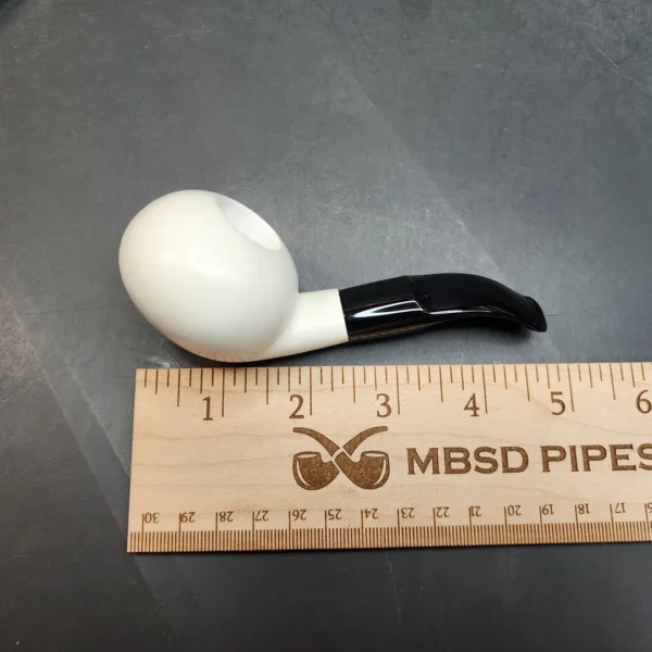 MBSD Meerschaum Bent Squat Tomato Block Meerschaum Pipe, Fitted Case [SOLD OUT] - Image 10