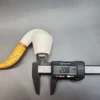 MBSD Meerschaum Deluxe, Bent Rhodesian Block Meerschaum Pipe, Briar-Mortise [SOLD OUT] - Image 11